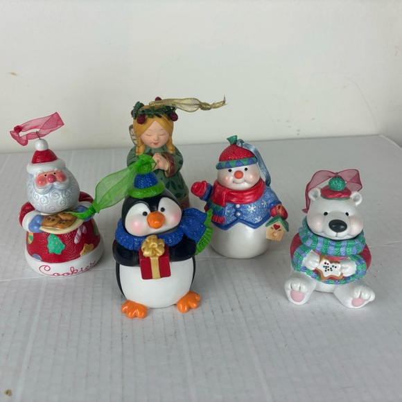 Hallmark-Sweet Tooth Treats Cookie Jar Ornaments-5pc lot- mini ornaments inside! - Picture 1 of 12